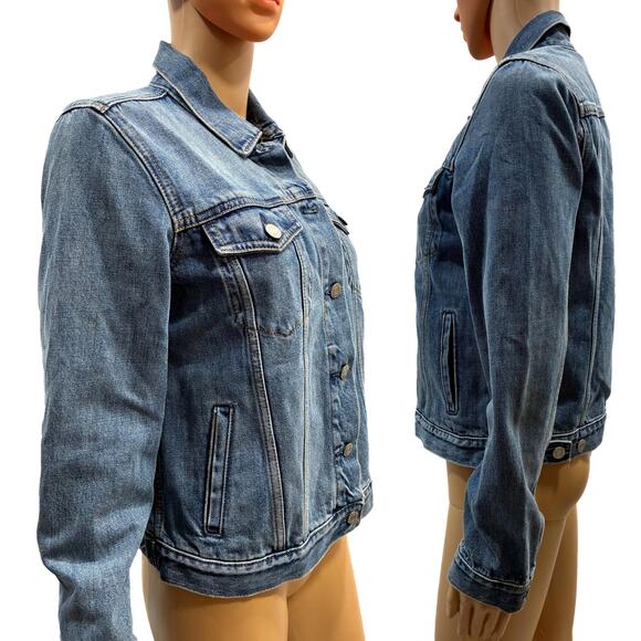 Vintage Y2K Gap Denim Jacket – Women’s Small, Stonewashed Blue Jean Jacket - Picture 3 of 9